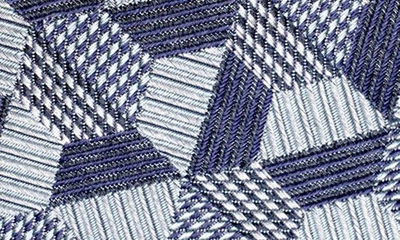 Shop Jack Victor Holton Jigsaw Silk Tie In Blue