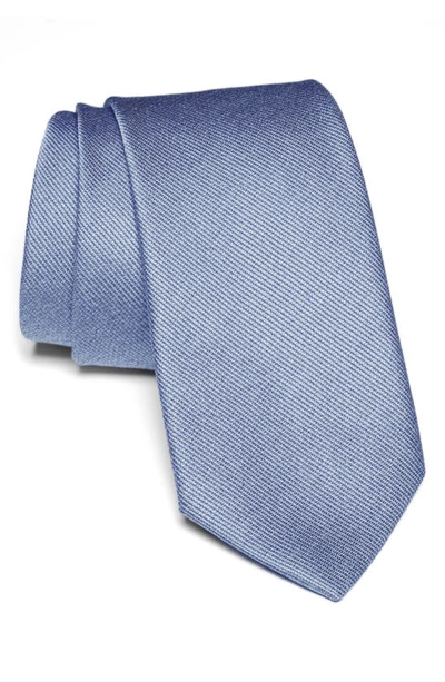 Shop Jack Victor Bowman Solid Silk Blend Tie In Sky Blue