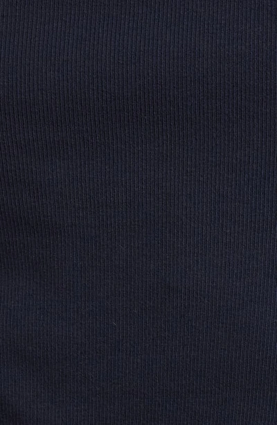 Nic + Zoe Perfect Rib Scoop Neck Knit Tank Top In Dark Indigo
