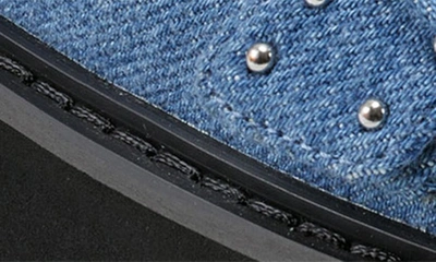 Shop Marc Fisher Ltd Agusta Slide Sandal In Dark Blue 400