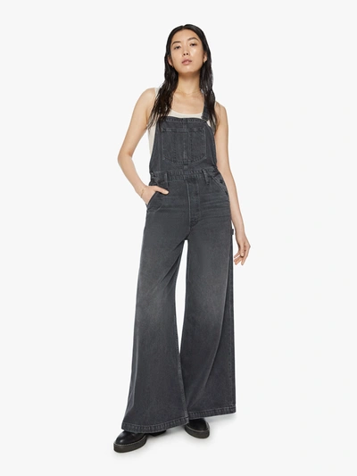 Shop Mother Snacks! The Sugar Cone Overall Heel I Take My Coffee Jeans In Black
