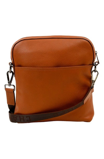Champs Onyx Leather Camera Bag In Brown