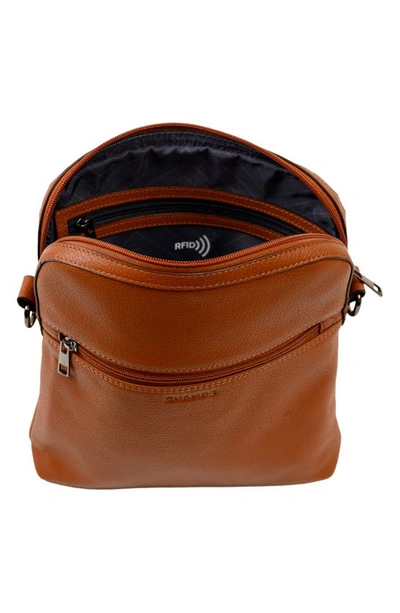 Champs Onyx Leather Camera Bag In Brown
