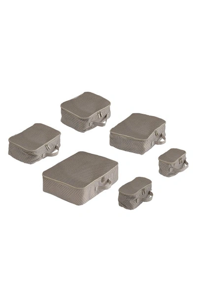 Champs Set Of 6 Packing Cubes In Off-white