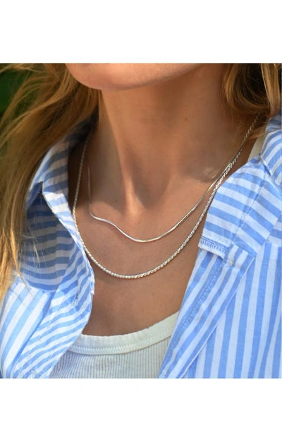 Shop Best Silver Snake Chain Necklace In Silver