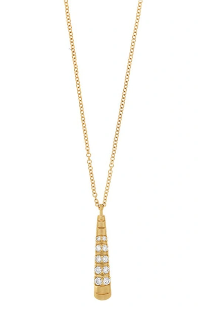 Shop Bony Levy Cleo Diamond Pendant Necklace In 18k Yellow Gold