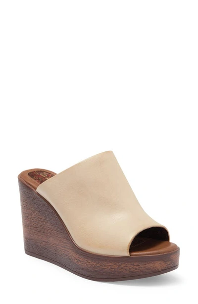 Shop B O C Astride Wedge Platform Sandal In Cream