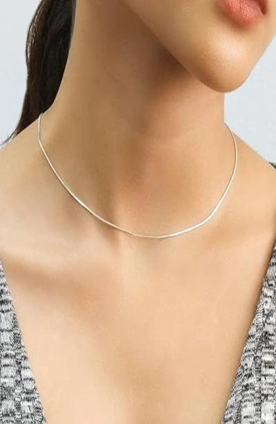 Best Silver Sterling Silver Snake Chain Necklace In Silver
