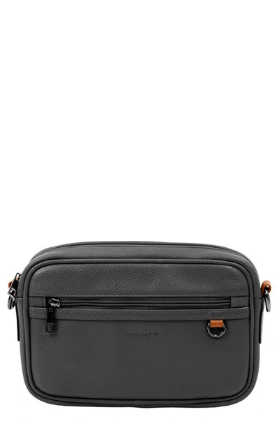 Shop Champs Onyx Water Resistant Crossbody Bag In Black