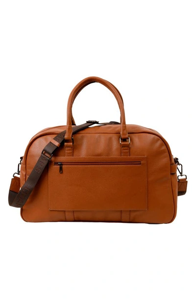 Champs Onyx Leather Duffel Bag In Brown