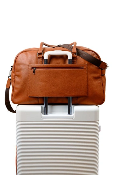 Champs Onyx Leather Duffel Bag In Brown
