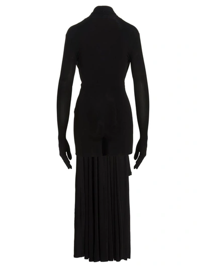 Shop Balenciaga Stretch Stretch Insert Bodysuit In Black
