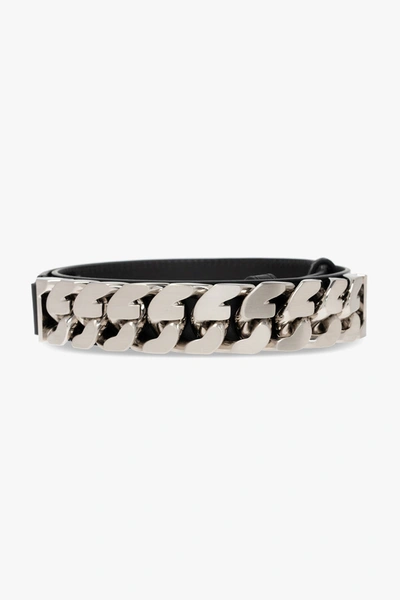 Shop Givenchy Silver Belt With Chain In New