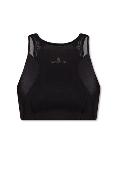 Shop Moncler Black Training Top In New