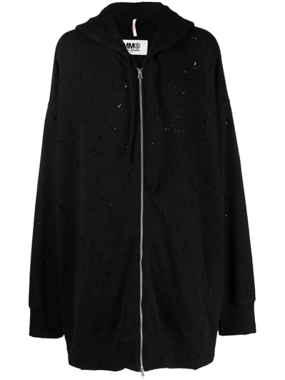 Shop Mm6 Maison Margiela Sweatshirt Clothing In 900 Black