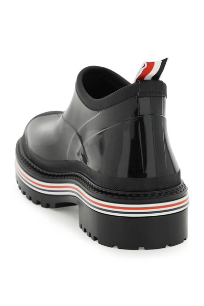 Shop Thom Browne Rubber Garden Boots In Black
