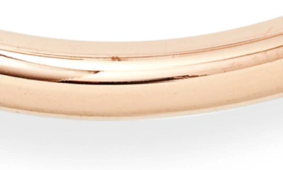 Knotty Extra Large Hoop Earrings In Rose Gold