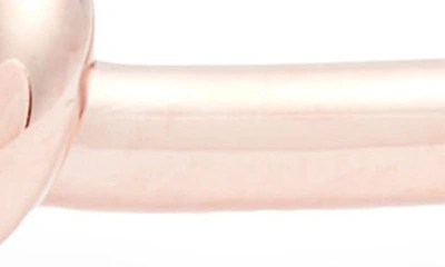 Knotty Knot Cuff Bracelet In Rose Gold