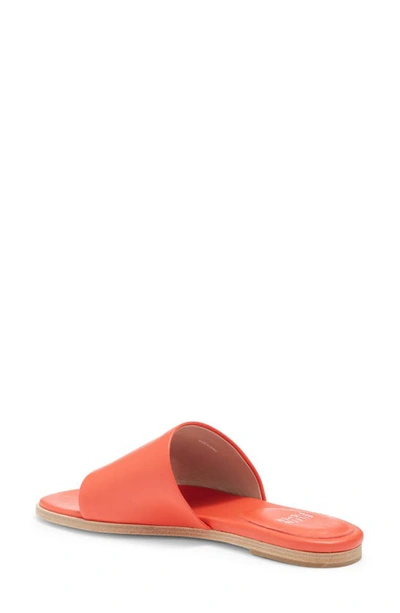 Shop Eileen Fisher Edge Slide Sandal In Red Poppy