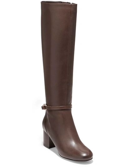 Shop Cole Haan Dana Womens Leather Tall Knee-high Boots In Multi