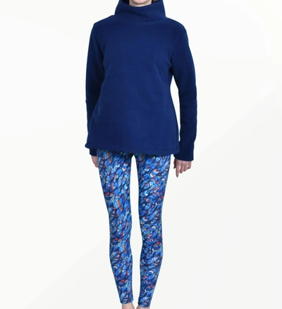 Southwind Bayside Tights Feathers Legging In Blue Multi In Multi
