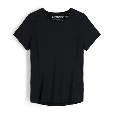 Shop Spyder Womens Arc Graphene Tech Shirt - Black