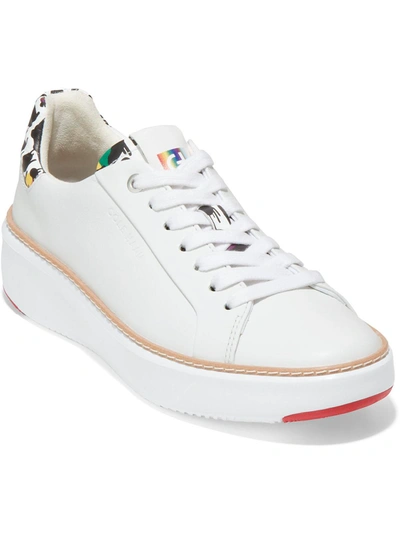 Shop Cole Haan Topspin Womens Leather Printed Casual And Fashion Sneakers In Multi