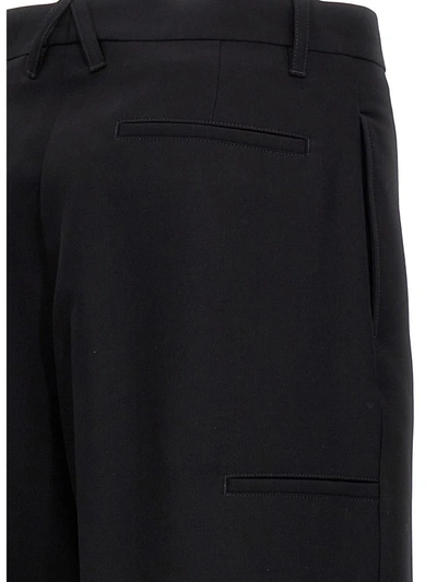 Shop Ambush Pantalone Lana In Black