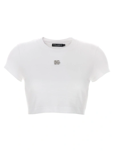 Shop Dolce & Gabbana Logo T-shirt White