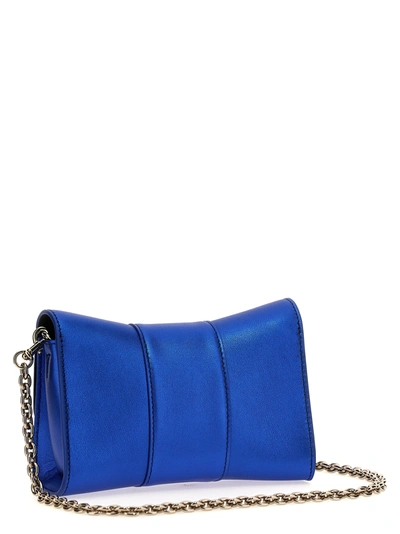 Shop Furla Metropolis Mini Remix Crossbody Bags Blue