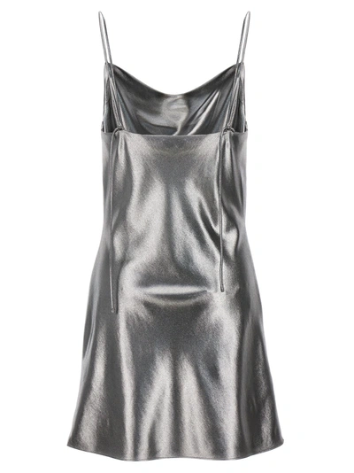 Shop Rotate Birger Christensen Slip Dress Dresses Silver