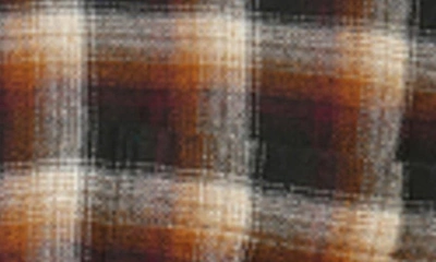 Ben Sherman Brushed Ombré Button-up Shirt In Utility Brown