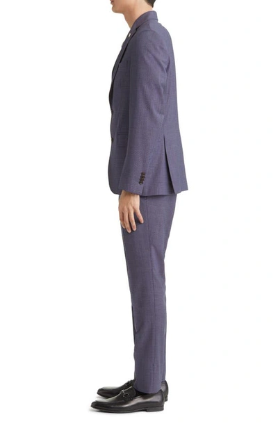 Shop Ted Baker Roger Extra Slim Fit Wool Suit In Purple