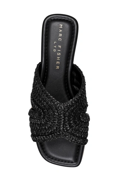 Marc Fisher Ltd Narda Slide Sandal In Black