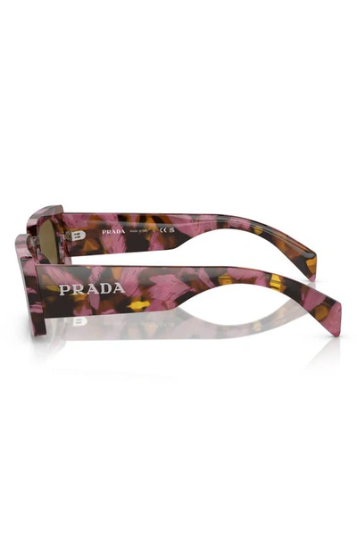 Prada Rectangular-frame Sunglasses Sunglasses In Dark Violet