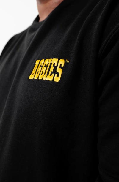 Shop 9tofive Aggies Embroidered Sweatshirt In Black