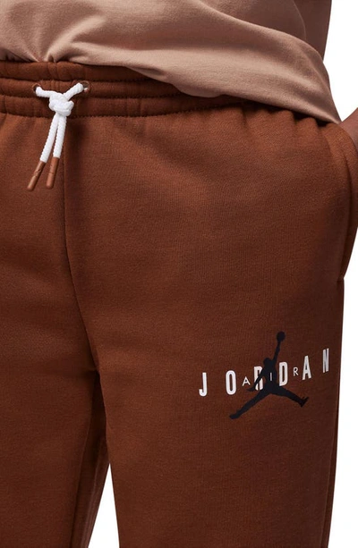 Shop Jordan Kids' Jumpman Sustainable Joggers In Light British Tan