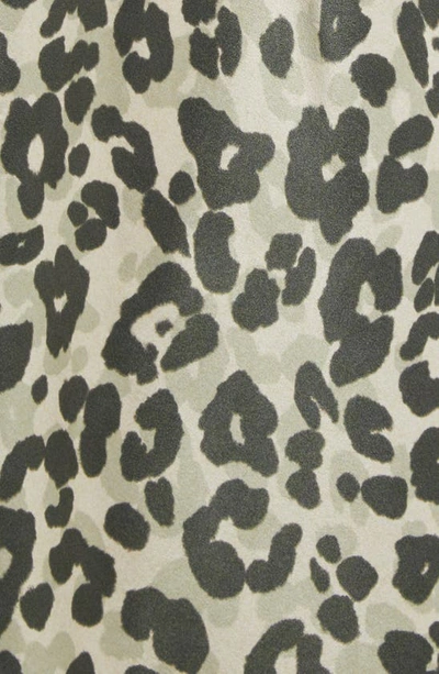 Atm Anthony Thomas Melillo Leopard Print Silk Charmeuse Button-up Shirt In Leopard Print