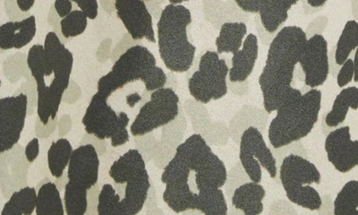 Shop Atm Anthony Thomas Melillo Leopard Print Silk Charmeuse Button-up Shirt