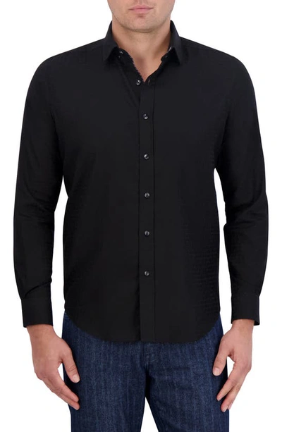 Shop Robert Graham Amory Button-up Shirt In Black