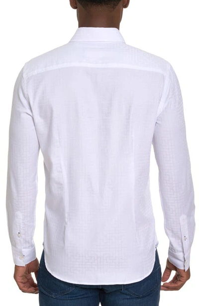 Shop Robert Graham Amory Button-up Shirt In White