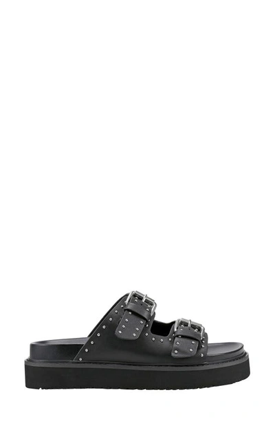 Shop Marc Fisher Ltd Agusta Slide Sandal In Black 001