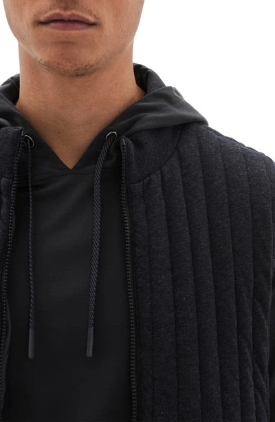 Shop Robert Barakett Andrii Water Repellent Reversible Vest In Black