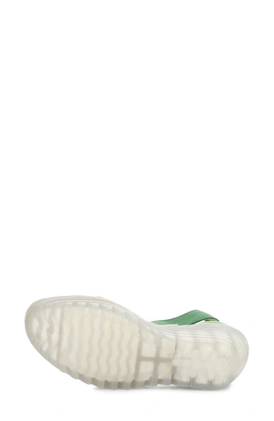 Fly London Yaru Platform Wedge Sandal In Lime Green Cupid