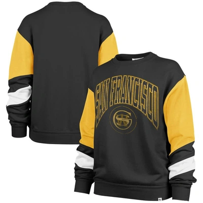Shop 47 ' Black Golden State Warriors 2023/24 City Edition Nova Crew Sweatshirt