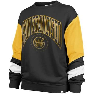 Shop 47 ' Black Golden State Warriors 2023/24 City Edition Nova Crew Sweatshirt