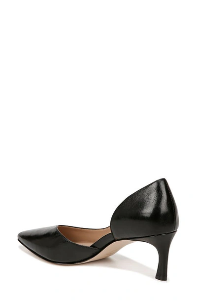 27 Edit Naturalizer Faith Half D'orsay Pointed Toe Pump In Black Leather