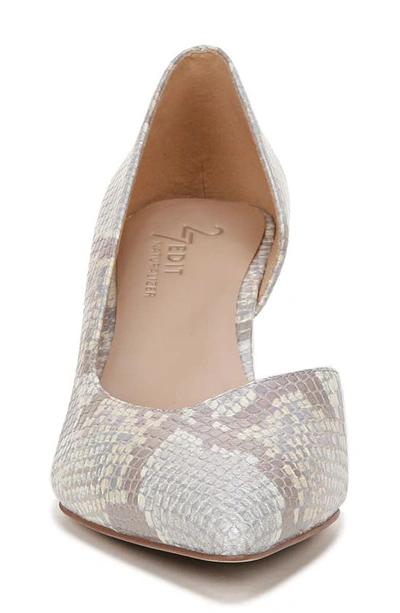 Shop 27 Edit Naturalizer Faith Half D'orsay Pointed Toe Pump In White Multi Leather