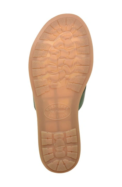 Shop Kork-ease Brigit Slide Sandal In Light Gold Metallic