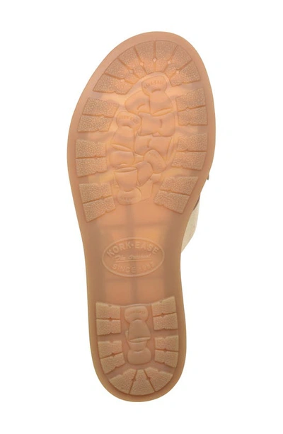 Shop Kork-ease ® Brigit Slide Sandal In Light Gold Metallic